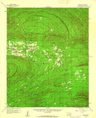 Bethel Oklahoma Historical topographic map, 1:62500 scale, 15 X 15 Minute, Year 1960