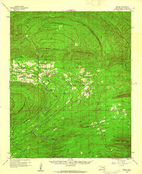 Bethel Oklahoma Historical topographic map, 1:62500 scale, 15 X 15 Minute, Year 1960