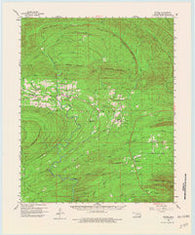 Bethel Oklahoma Historical topographic map, 1:62500 scale, 15 X 15 Minute, Year 1960