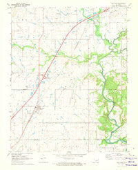 Big Cabin Oklahoma Historical topographic map, 1:24000 scale, 7.5 X 7.5 Minute, Year 1971