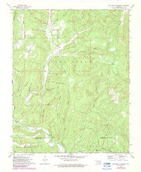 Big Round Mountain Oklahoma Historical topographic map, 1:24000 scale, 7.5 X 7.5 Minute, Year 1973