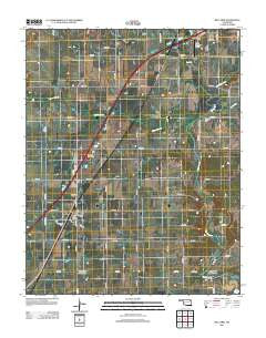Big Cabin Oklahoma Historical topographic map, 1:24000 scale, 7.5 X 7.5 Minute, Year 2012