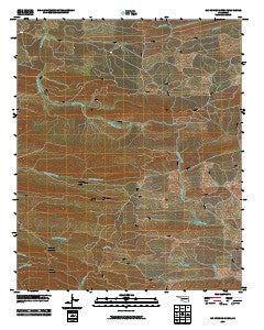 Big Hudson Creek Oklahoma Historical topographic map, 1:24000 scale, 7.5 X 7.5 Minute, Year 2010