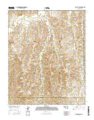 Big Kiowa Creek Oklahoma Current topographic map, 1:24000 scale, 7.5 X 7.5 Minute, Year 2016