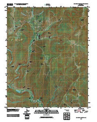 Big Round Mountain Oklahoma Historical topographic map, 1:24000 scale, 7.5 X 7.5 Minute, Year 2010