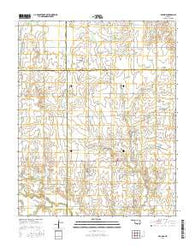 Billings Oklahoma Current topographic map, 1:24000 scale, 7.5 X 7.5 Minute, Year 2016