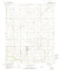 Billings Oklahoma Historical topographic map, 1:24000 scale, 7.5 X 7.5 Minute, Year 1968