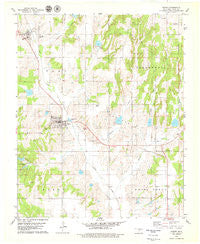 Binger Oklahoma Historical topographic map, 1:24000 scale, 7.5 X 7.5 Minute, Year 1979