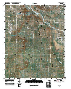 Bixby Oklahoma Historical topographic map, 1:24000 scale, 7.5 X 7.5 Minute, Year 2010