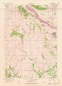 Bixby Oklahoma Historical topographic map, 1:24000 scale, 7.5 X 7.5 Minute, Year 1957