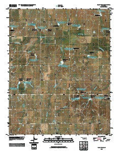 Black Bear Oklahoma Historical topographic map, 1:24000 scale, 7.5 X 7.5 Minute, Year 2009