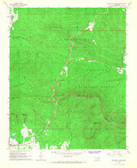 Blackjack Ridge Oklahoma Historical topographic map, 1:24000 scale, 7.5 X 7.5 Minute, Year 1966