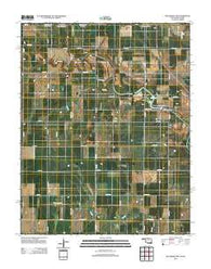 Blackwell NW Oklahoma Historical topographic map, 1:24000 scale, 7.5 X 7.5 Minute, Year 2012