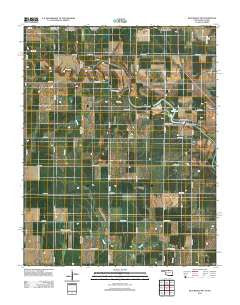 Blackwell NW Oklahoma Historical topographic map, 1:24000 scale, 7.5 X 7.5 Minute, Year 2012
