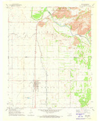 Blair Oklahoma Historical topographic map, 1:24000 scale, 7.5 X 7.5 Minute, Year 1971