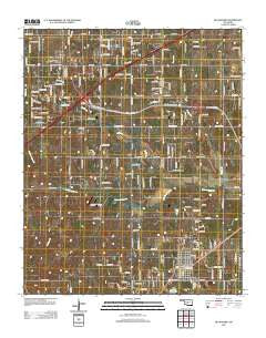 Blanchard Oklahoma Historical topographic map, 1:24000 scale, 7.5 X 7.5 Minute, Year 2012