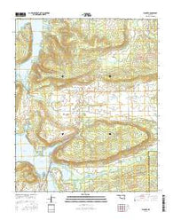Blocker Oklahoma Current topographic map, 1:24000 scale, 7.5 X 7.5 Minute, Year 2016
