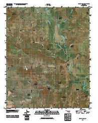 Boggy Depot Oklahoma Historical topographic map, 1:24000 scale, 7.5 X 7.5 Minute, Year 2010