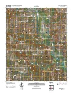 Boggy Depot Oklahoma Historical topographic map, 1:24000 scale, 7.5 X 7.5 Minute, Year 2012