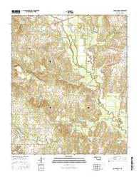 Boggy Depot Oklahoma Current topographic map, 1:24000 scale, 7.5 X 7.5 Minute, Year 2016