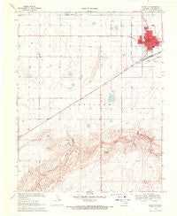 Boise City Oklahoma Historical topographic map, 1:24000 scale, 7.5 X 7.5 Minute, Year 1969