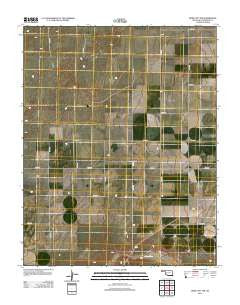 Boise City NW Oklahoma Historical topographic map, 1:24000 scale, 7.5 X 7.5 Minute, Year 2012
