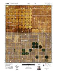 Boise City SE Oklahoma Historical topographic map, 1:24000 scale, 7.5 X 7.5 Minute, Year 2011