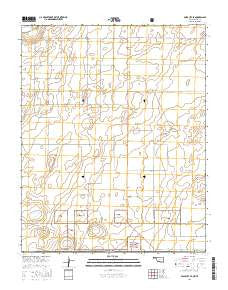Boise City SE Oklahoma Current topographic map, 1:24000 scale, 7.5 X 7.5 Minute, Year 2016