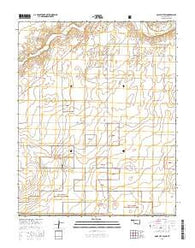 Boise City SW Oklahoma Current topographic map, 1:24000 scale, 7.5 X 7.5 Minute, Year 2016