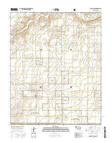 Boise City SW Oklahoma Current topographic map, 1:24000 scale, 7.5 X 7.5 Minute, Year 2016