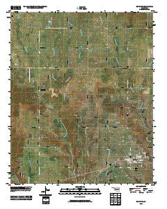 Bokchito Oklahoma Historical topographic map, 1:24000 scale, 7.5 X 7.5 Minute, Year 2010