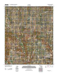 Bokchito Oklahoma Historical topographic map, 1:24000 scale, 7.5 X 7.5 Minute, Year 2012