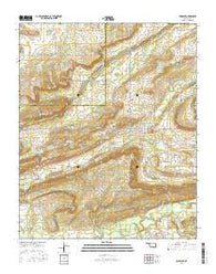 Bokoshe Oklahoma Current topographic map, 1:24000 scale, 7.5 X 7.5 Minute, Year 2016
