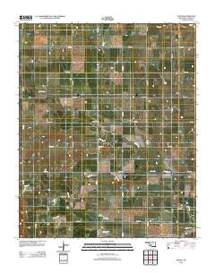 Boone Oklahoma Historical topographic map, 1:24000 scale, 7.5 X 7.5 Minute, Year 2012
