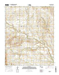 Boone Oklahoma Current topographic map, 1:24000 scale, 7.5 X 7.5 Minute, Year 2016