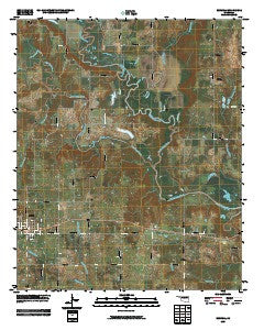 Boswell Oklahoma Historical topographic map, 1:24000 scale, 7.5 X 7.5 Minute, Year 2009