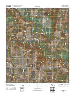 Boswell Oklahoma Historical topographic map, 1:24000 scale, 7.5 X 7.5 Minute, Year 2012