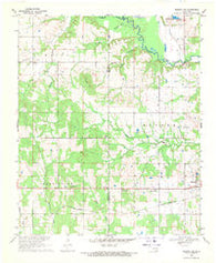 Boswell SW Oklahoma Historical topographic map, 1:24000 scale, 7.5 X 7.5 Minute, Year 1969