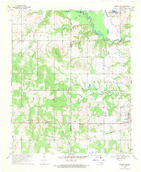 Boswell SW Oklahoma Historical topographic map, 1:24000 scale, 7.5 X 7.5 Minute, Year 1969