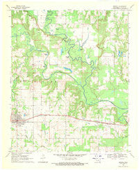 Boswell Oklahoma Historical topographic map, 1:24000 scale, 7.5 X 7.5 Minute, Year 1969
