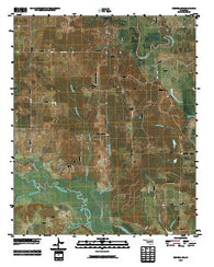 Boswell NW Oklahoma Historical topographic map, 1:24000 scale, 7.5 X 7.5 Minute, Year 2010