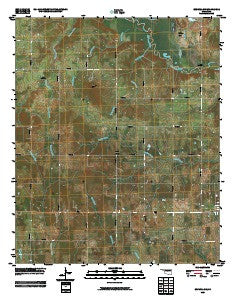 Boswell SW Oklahoma Historical topographic map, 1:24000 scale, 7.5 X 7.5 Minute, Year 2009