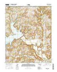 Bowring Oklahoma Current topographic map, 1:24000 scale, 7.5 X 7.5 Minute, Year 2016
