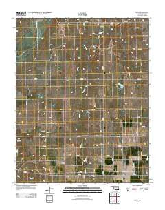 Boyd Oklahoma Historical topographic map, 1:24000 scale, 7.5 X 7.5 Minute, Year 2012