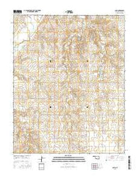 Boyd Oklahoma Current topographic map, 1:24000 scale, 7.5 X 7.5 Minute, Year 2016