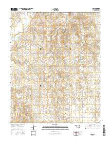 Boyd Oklahoma Current topographic map, 1:24000 scale, 7.5 X 7.5 Minute, Year 2016