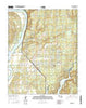 Braggs Oklahoma Current topographic map, 1:24000 scale, 7.5 X 7.5 Minute, Year 2016