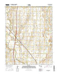 Braman Oklahoma Current topographic map, 1:24000 scale, 7.5 X 7.5 Minute, Year 2016