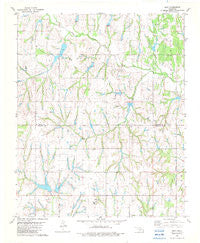 Bray Oklahoma Historical topographic map, 1:24000 scale, 7.5 X 7.5 Minute, Year 1982