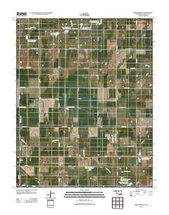Breckinridge Oklahoma Historical topographic map, 1:24000 scale, 7.5 X 7.5 Minute, Year 2012